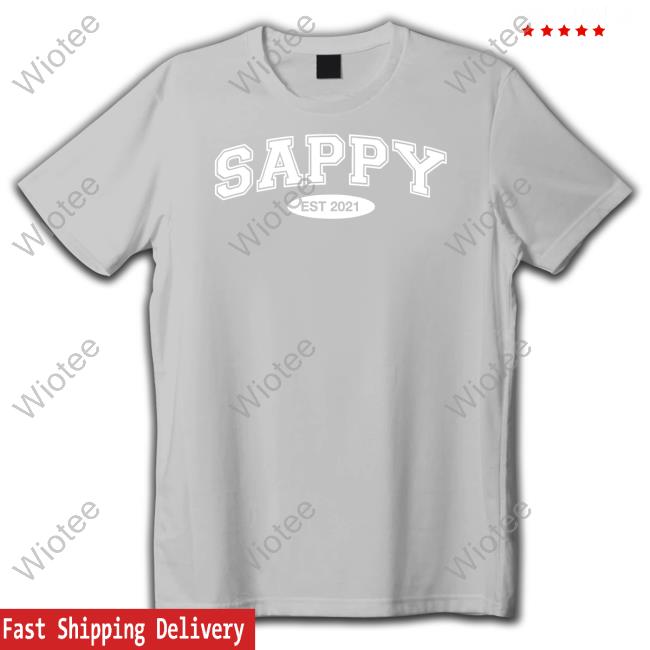 Official Sappy Seals Collegiate Sappy Est 2021 T-Shirt Official Sappy Seals Shop Collegiate Sappy Est 2021 Long Sleeve Tee