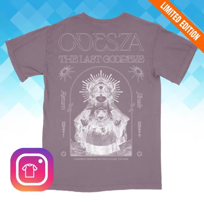 Official Odesza Merch Store Odesza Finale Tees (Wine) Odesza Clothing Official Odesza Merch Store Odesza Finale New Shirt (Wine) Odesza Clothing