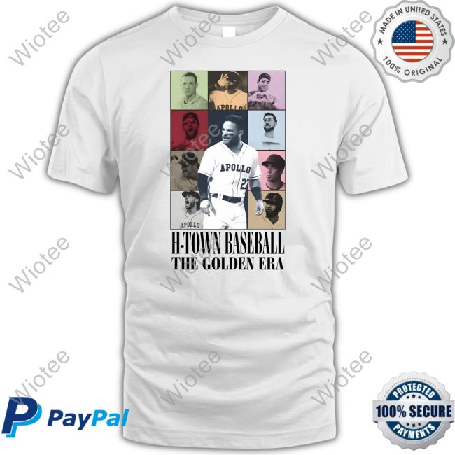 Official ApolloHOU Store Golden Eras H-Town Baseball The Golden Era Hoodie