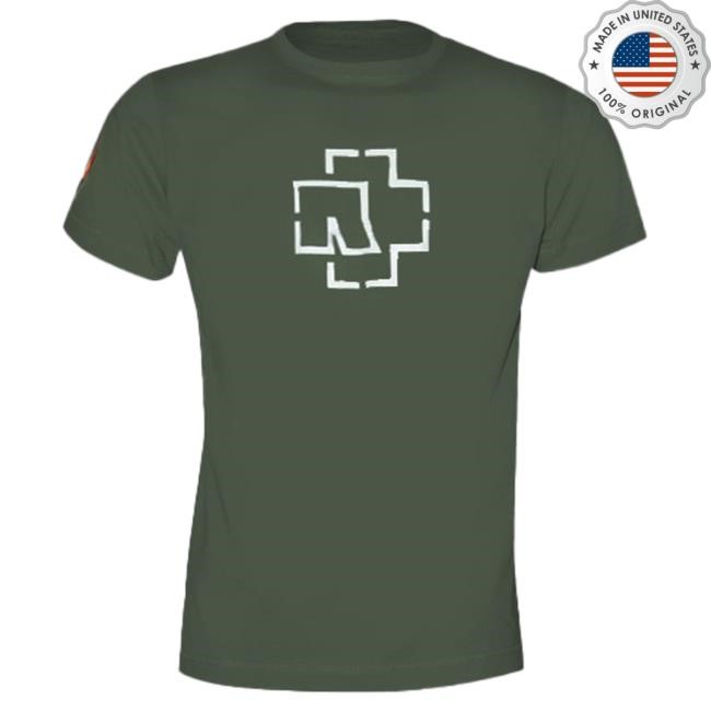 Official Rammstein Merch Store Rammstein Attractive Shirt ”Logo” *Green* Official Rammstein Merch Store Rammstein Tshirt ”Logo” *Green*
