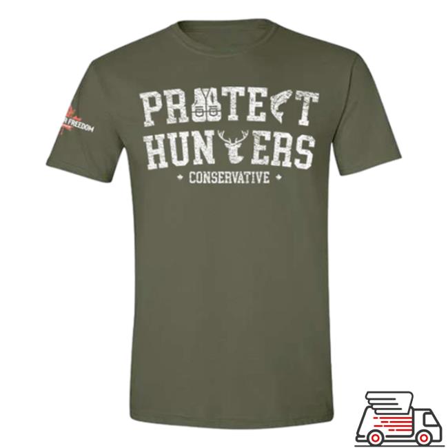 Official Pierre Poilievre Conservative Party Of Canada Unisex Protect Hunters T Shirt Military Green