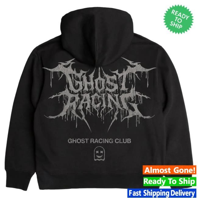 Official Ghost Racing Heavy Weight Sigil Pullover Hoodie - White Official Ghost Racing Heavy Weight Sigil Pullover Hoodie - White