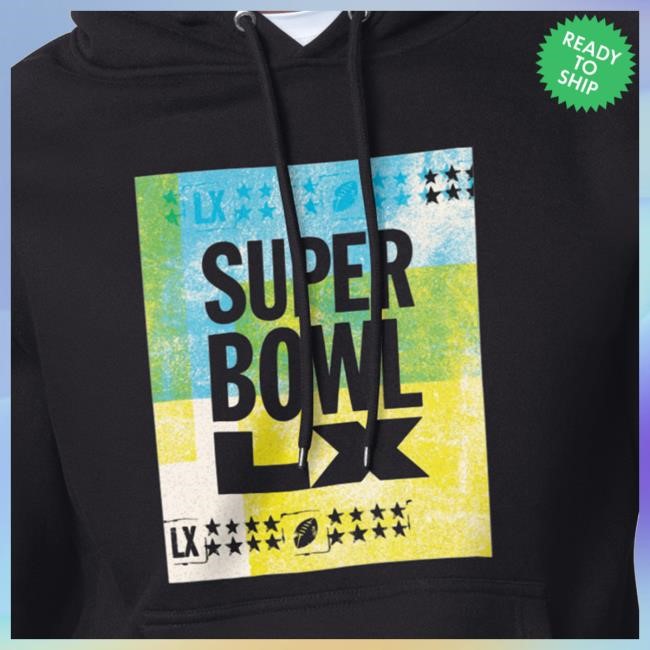 Starter Men Super Bowl LX Concrete Dreams Hoodie NFL Layer Graphic NFL Super Bowl LX Starter Concrete Dreams Hoodie 2026