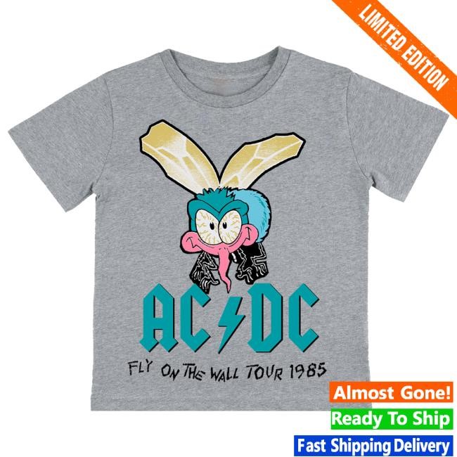 Official Ac Dc Merch Store AC/DC Fly On The Wall Kids Shirts Ac Dc Shop Acdc Clothing