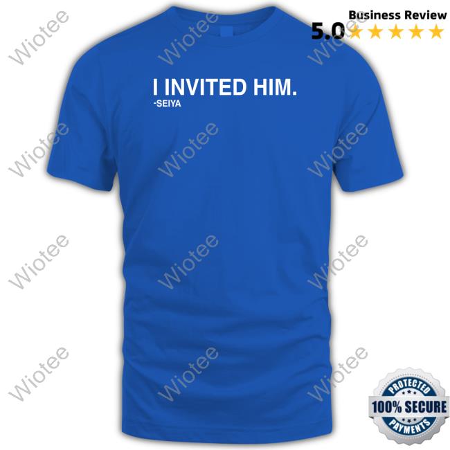I Invited Him Seiya Crewneck Sweatshirt