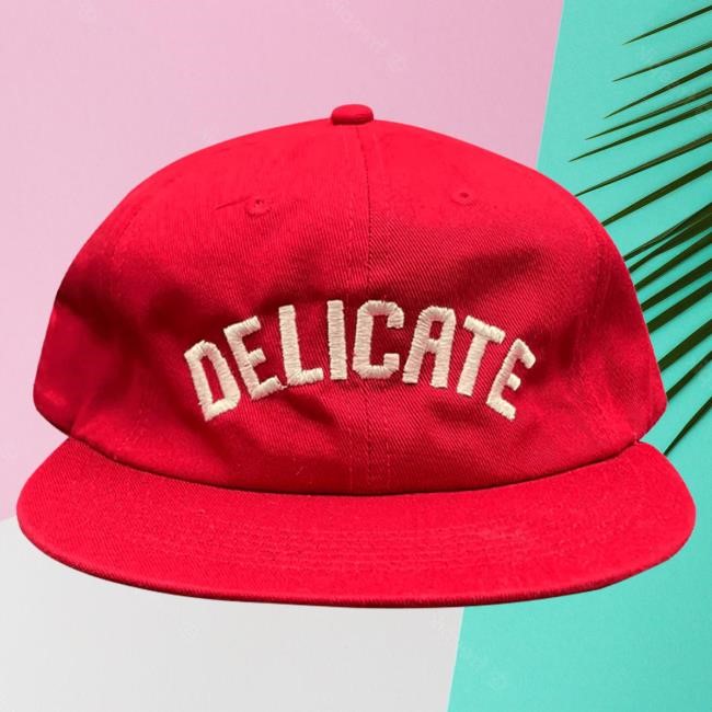 Official Hello Merch Red Delicate Hat HelloMerch Official Hello Merch Red Delicate Cap HelloMerch