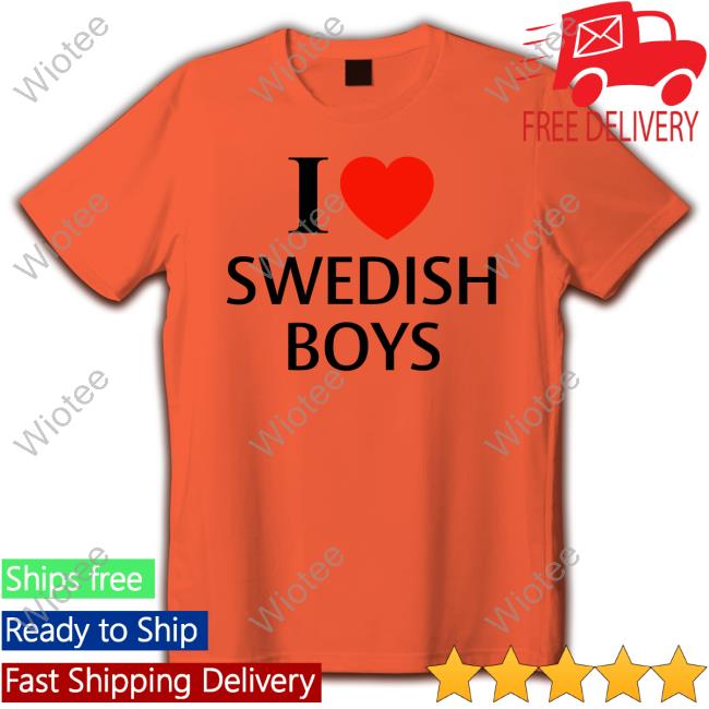 Official I Love Swedish Boys T Shirts