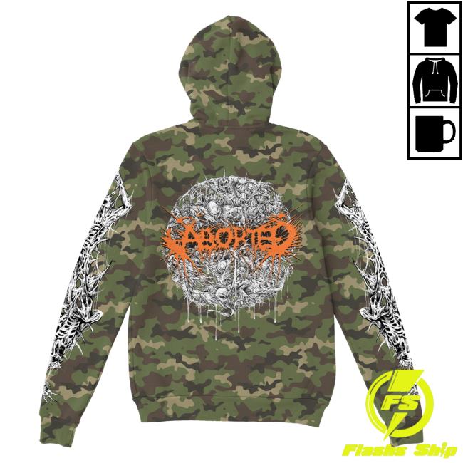 Official Indie Merch Store Shop Aborted "Crest" Zip Sweatshirts IndieMerchStore Official Indie Merch Store Shop Aborted "Crest" Zip Hoodie IndieMerchStore