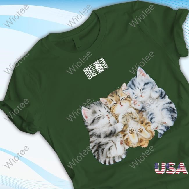 Official Garmentory VTMNTS Cute Cat T Shirt - Black Garmentory VTMNTS Cute Cat Tshirt - Black