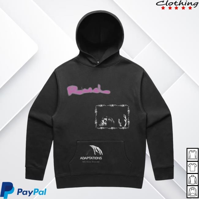 Ruel Adaptations Faded Black LS Hoodie