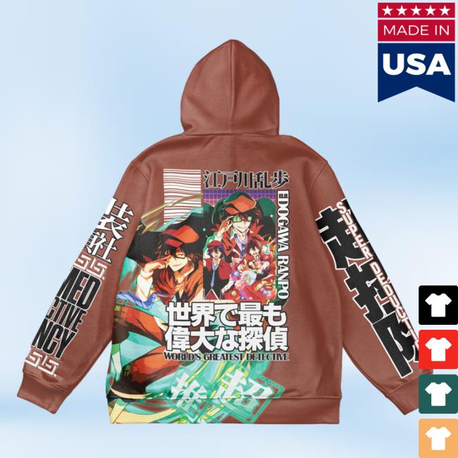 Official Anime Ape Clothing Edogawa Ranpo Bungou Stray Dogs Streetwear AOP T-Shirt 3D All Over Print Animeape