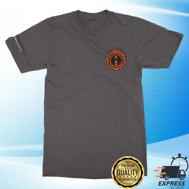Official Indie Merch Store Indiemerchstore "Jimbo Phillips Fire Logo" T-Shirt Charcoal