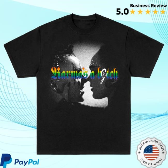 Official Jojo Siwa Store Shop Merch Jojo Siwa Black Karma Silhouette Shirt 2024 Jojosiwa