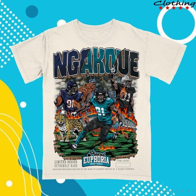 Planet Euphoria Merch Yannick Ngakoue Short Sleeve Shirt #/500 – Euphoria Shop