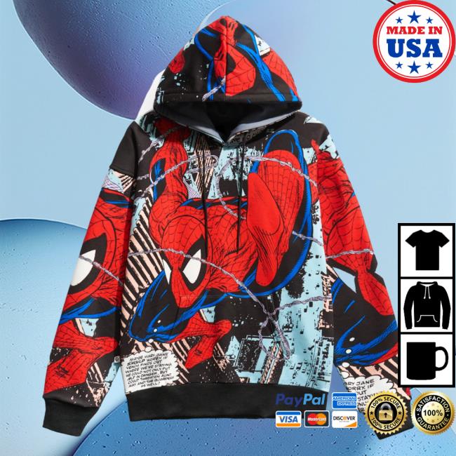 Official Chalk Line Clothing Spider-Man City Swing AOP Shirt New Spider Man 3D All Over Print