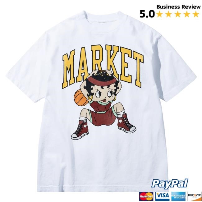 Chinatown Market Betty Boop Dunking Tee Market Studios Merch Store Official
