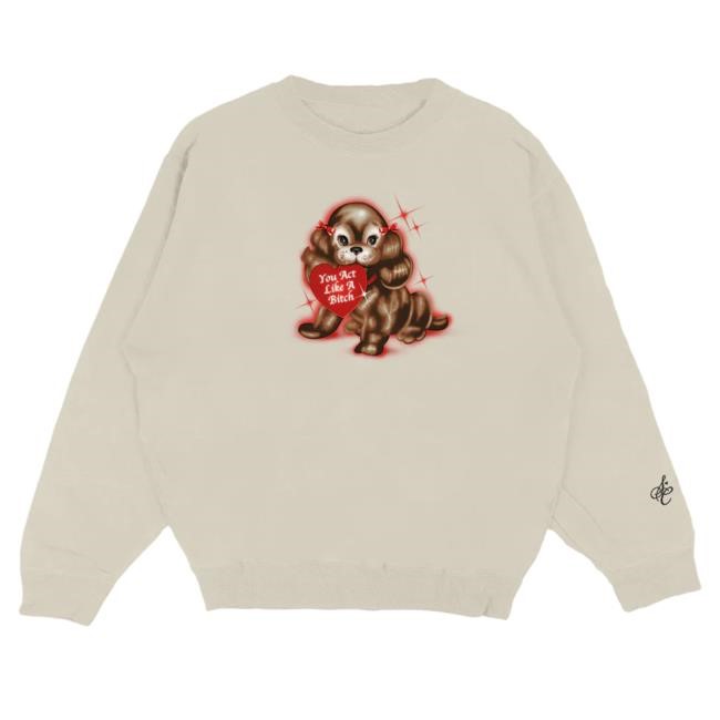 Like A Bitch Crew Sweatshirt - Sabrina Carpenter Official Store