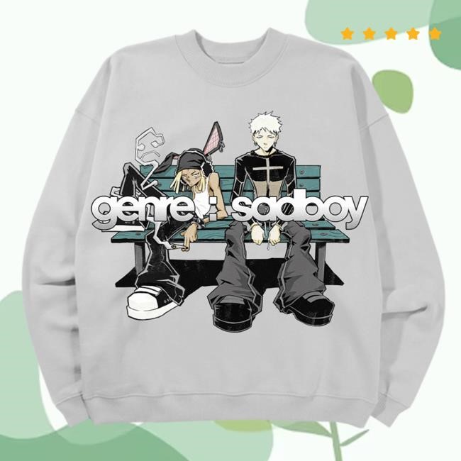 MGK Machine Gun Kelly Official Store Merch Anime Retro Crewneck Sweatshirt