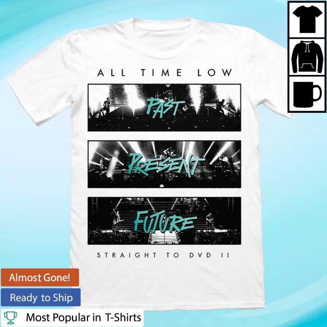 Hopeless Records Merch All Time Low Past, Present And Future White Tshirt Hopelessrecords