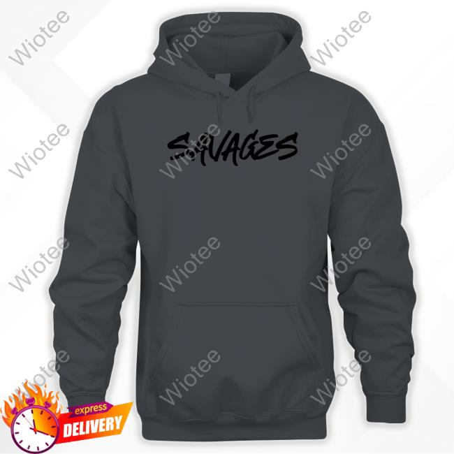 Official Savages White Tee Shirt Savages White Sweatshirt