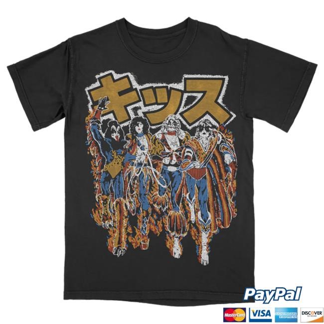 Kiss Shop Merch The Return Of Kanji New Shirt