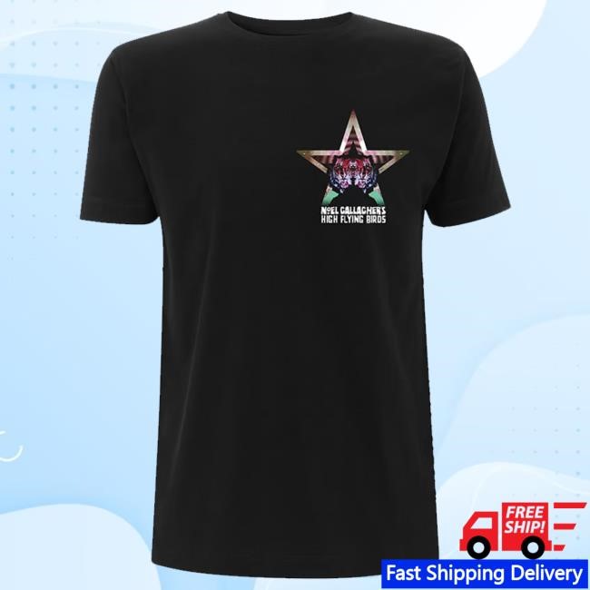Noel Gallagher's High Flying Birds Official Store - Noel Gallagher's High Flying Birds - Black Star Dancing Shirt