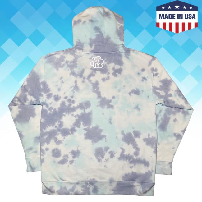 The Tie Dye Company Arctic Tie Dye Hooded Sweatshirt Official The Tie Dye Company Arctic Tie Dye Crew neck