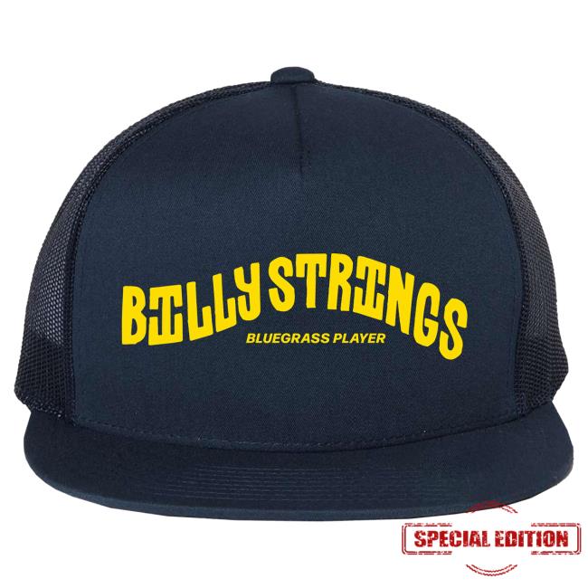 Official Billy Strings Merch Store Shop Billy Strings Navy Bluegrass Player Cap