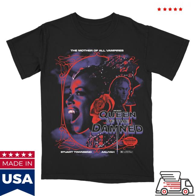 Official Studiohouse Designs Queen Of The Damned Shirts Official Studiohouse Designs Queen Of The Damned T-Shirt
