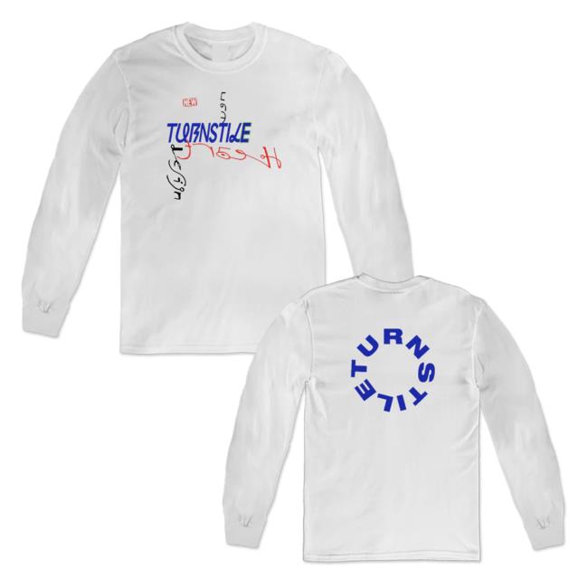 Official Turnstile Merch Turnstile "New Heart Design" Long Sleeve Tees