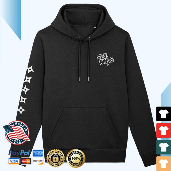Official Spy Ninja Merch Spy Ninjas Shuriken Arm Midweight Pullover Sweatshirt