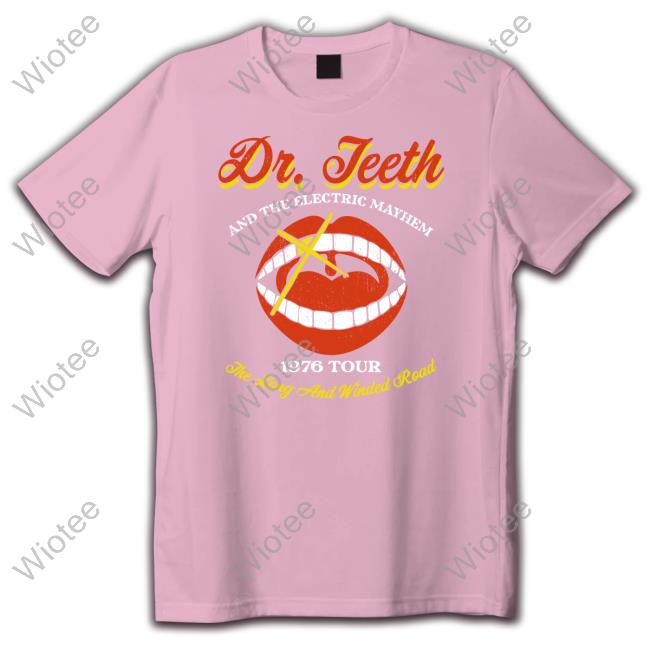 Official Muppet History Dr Teeth And The Electric Mayhem 1976 Tour Shirt
