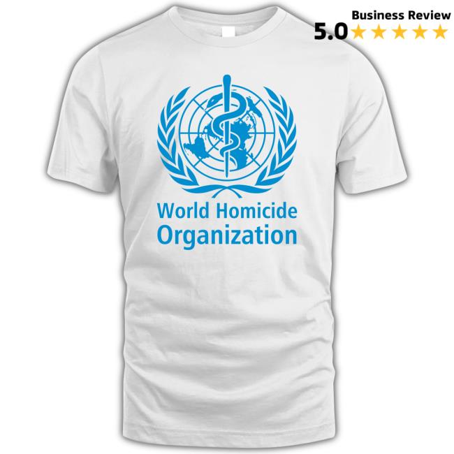 WHO Logo World Homicide Organization Crewneck Sweatshirt