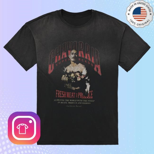 Official Willy Chavarria San Chachi Produce Easy Hot Shirt Black