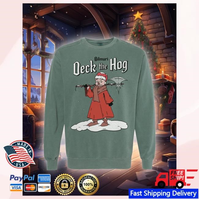 Official Bilmuri Merch Deck The Hog Crewneck