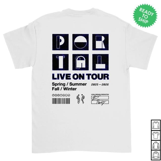 Official Hellomerch Balu Brigada Portal Live on Tour Tees Hello Merch