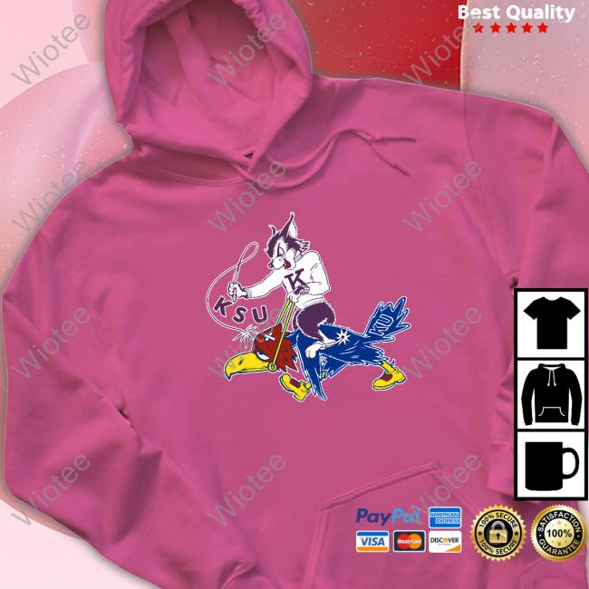 Vintage K-State Wildcat vs K-U Jayhawk Shirts K-State Baseball Vintage K-State Wildcat vs K-U Jayhawk Shirt