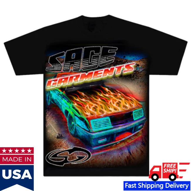 Sage Garment Shop Racetrack Playa Tee (Black)