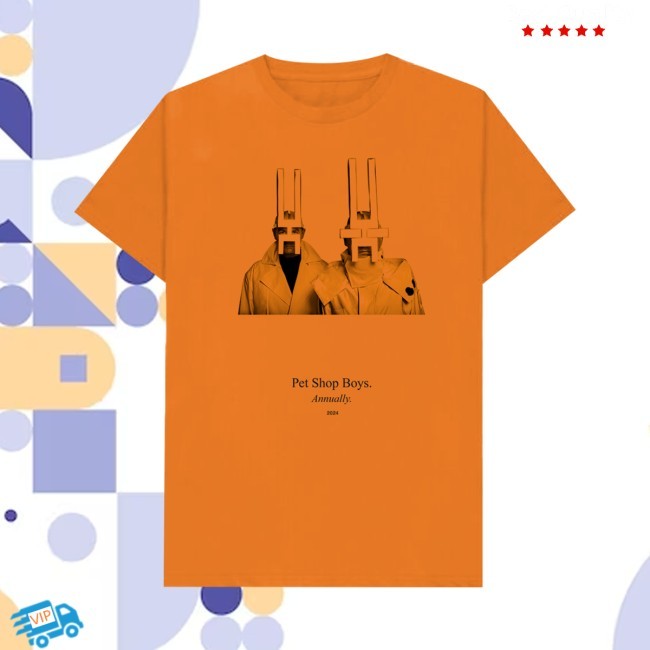 Annually 2024 Shirt Pet Shop Boys Annually 2024 New T-Shirt Pet Shop Boys