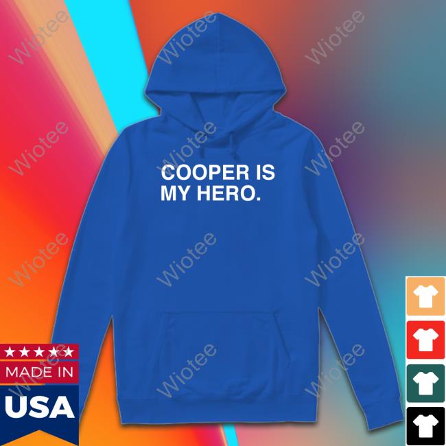 Official Obvious Shirts Cooper Is My Hero Long Sleeve Tee