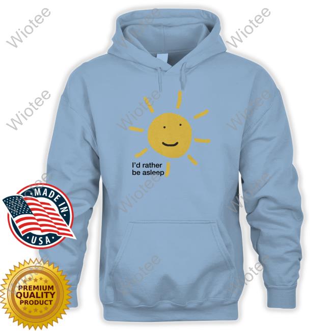 Official Shitheadsteve Merch I'd Rather Be Asleep Crewneck Sweatshirt I'd Rather Be Asleep Sweatshirt