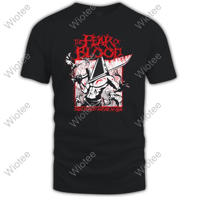 Official Ayylien Merch Silent Hill 2 The Fear Of Blood Tends To Create Fear For The Flesh Tee