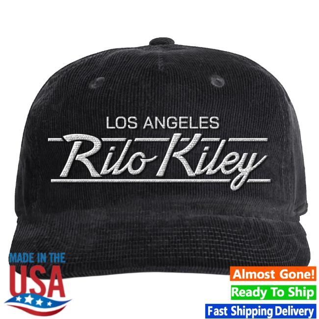 Official Rilo Kiley Los Angeles Script Cord Cap Official Rilo Kiley Los Angeles Script Cord Hat