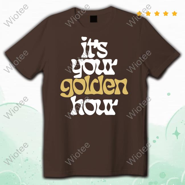 Jvke Merch It's Your Golden Hour Shimmer Hoodie Official Jvke It's Your Golden Hour Shimmer Cute Shirt