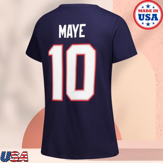 Super Bowl Bound New England Patriots Drake Maye Women's Top