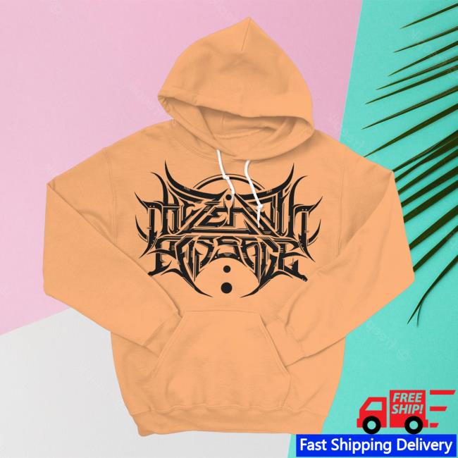 Official Indie Merch Bar Store The Zenith Passage Logo Pull Over Hoodie Cantaloupe Indiemerchstore MerchBar
