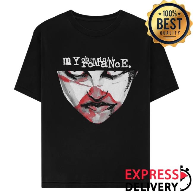 Official MCR Merch My Chemical Romance Demolition Lover Mask New Shirt