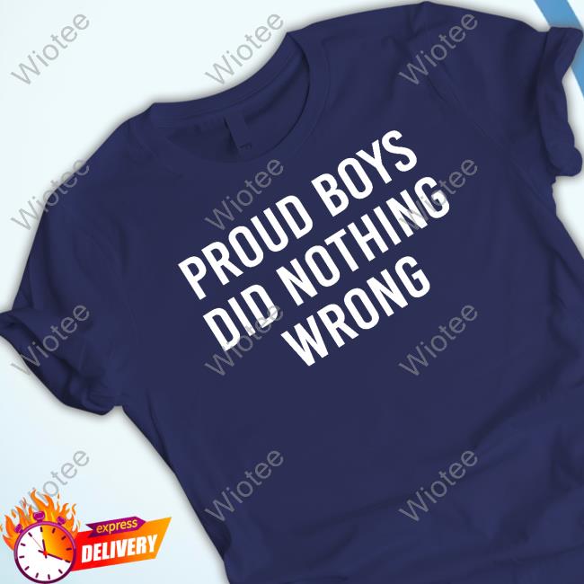 Proud Boys Did Nothing Wrong Tee
