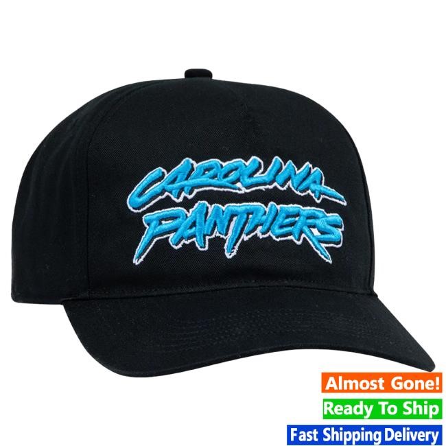 Official Golf Wang Merch Tyler The Creator Panthers Snapback Hat Black by Golf Wang x NFL Official Golf Wang Merch Tyler The Creator Panthers Snapback Hat Black by Golf Wang x NFL