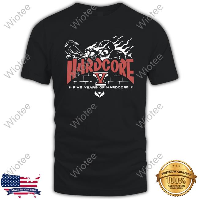 Officia Philza Merch Store Hardcore Anniversary Short Sleeve Tee